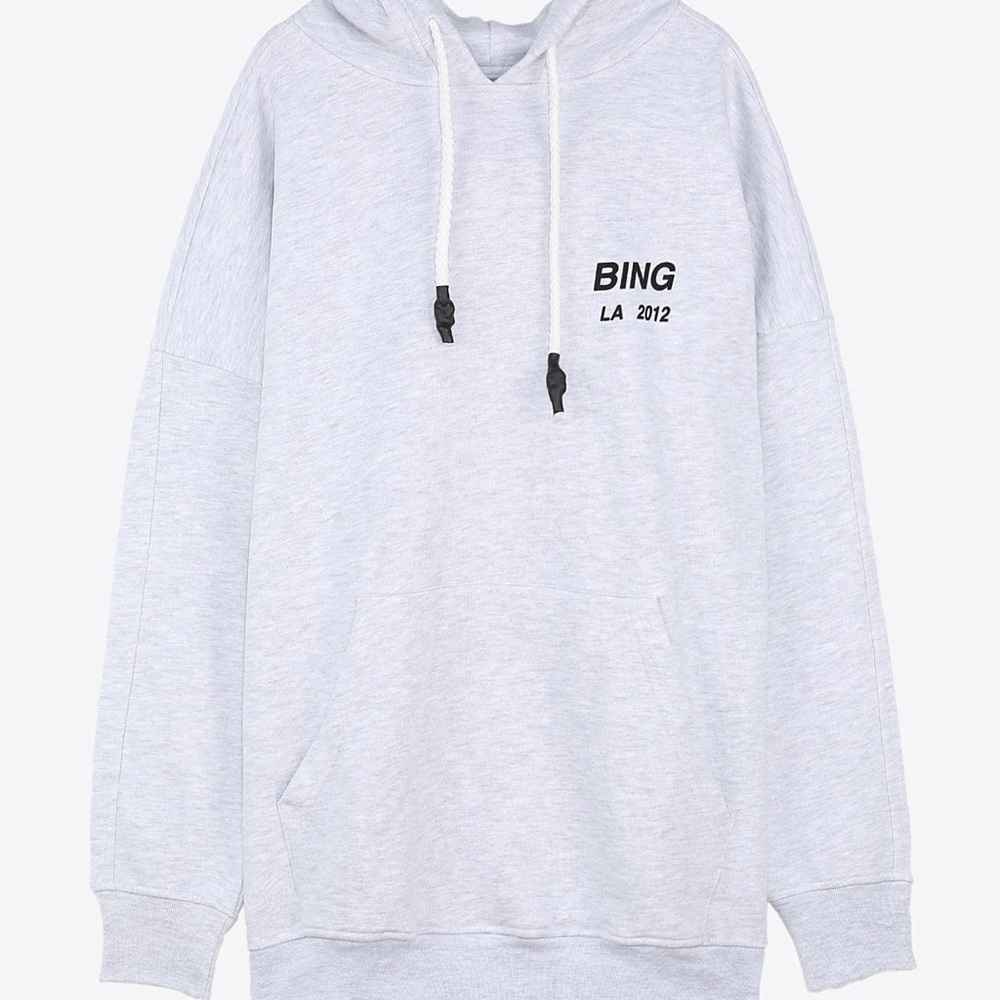 Anine Bing Lottie Hoodie Grey xs/s Oversized